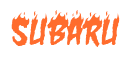 Rendering "SUBARU" using Charred BBQ