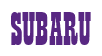 Rendering "SUBARU" using Bill Board