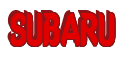 Rendering "SUBARU" using Callimarker