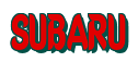 Rendering "SUBARU" using Callimarker