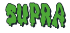 Rendering "SUPRA" using Drippy Goo