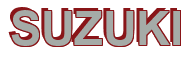 Rendering "SUZUKI" using Arial Bold