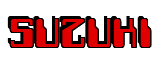 Rendering "SUZUKI" using Computer Font