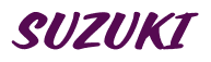 Rendering "SUZUKI" using Casual Script