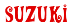 Rendering "SUZUKI" using ActionIs
