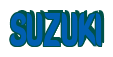 Rendering "SUZUKI" using Callimarker