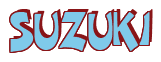 Rendering "SUZUKI" using Crane