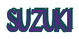 Rendering "SUZUKI" using Deco