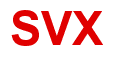 Rendering "SVX" using Arial Bold
