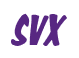 Rendering "SVX" using Big Nib