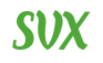 Rendering "SVX" using Color Bar