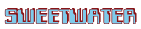 Rendering "SWEETWATER" using Computer Font
