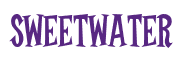 Rendering "SWEETWATER" using Cooper Latin