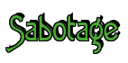 Rendering "Sabotage" using Agatha