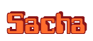 Rendering "Sacha" using Computer Font