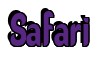 Rendering "Safari" using Callimarker