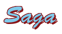 Rendering "Saga" using Brush Script