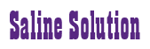 Rendering "Saline Solution" using Bill Board