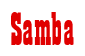 Rendering "Samba" using Bill Board