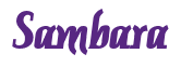 Rendering "Sambara" using Color Bar