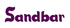 Rendering "Sandbar" using Candy Store