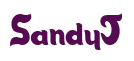 Rendering "SandyJ" using Candy Store