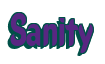 Rendering "Sanity" using Callimarker