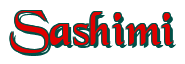 Rendering "Sashimi" using Black Chancery