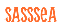 Rendering "SassSea" using Cooper Latin