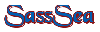 Rendering "SassSea" using Black Chancery