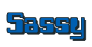 Rendering "Sassy" using Computer Font