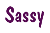 Rendering "Sassy" using Dom Casual