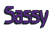 Rendering "Sassy" using Beagle