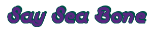 Rendering "Say Sea Bone" using Anaconda