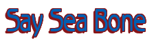 Rendering "Say Sea Bone" using Beagle