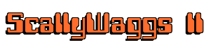 Rendering "ScallyWaggs II" using Computer Font