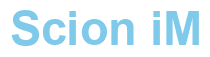 Rendering "Scion iM" using Arial Bold