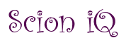 Rendering "Scion iQ" using Curlz