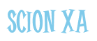 Rendering "Scion xA" using Cooper Latin