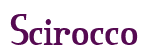 Rendering "Scirocco" using Credit River