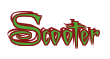 Rendering "Scooter" using Charming