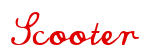 Rendering "Scooter" using Commercial Script