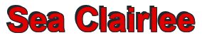 Rendering "Sea Clairlee" using Arial Bold