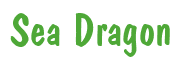 Rendering "Sea Dragon" using Dom Casual