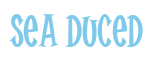 Rendering "Sea Duced" using Cooper Latin