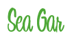 Rendering "Sea Gar" using Bean Sprout