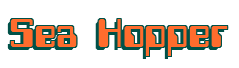 Rendering "Sea Hopper" using Computer Font