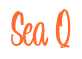 Rendering "Sea Q" using Bean Sprout