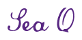Rendering "Sea Q" using Commercial Script