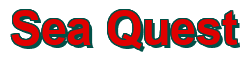 Rendering "Sea Quest" using Arial Bold